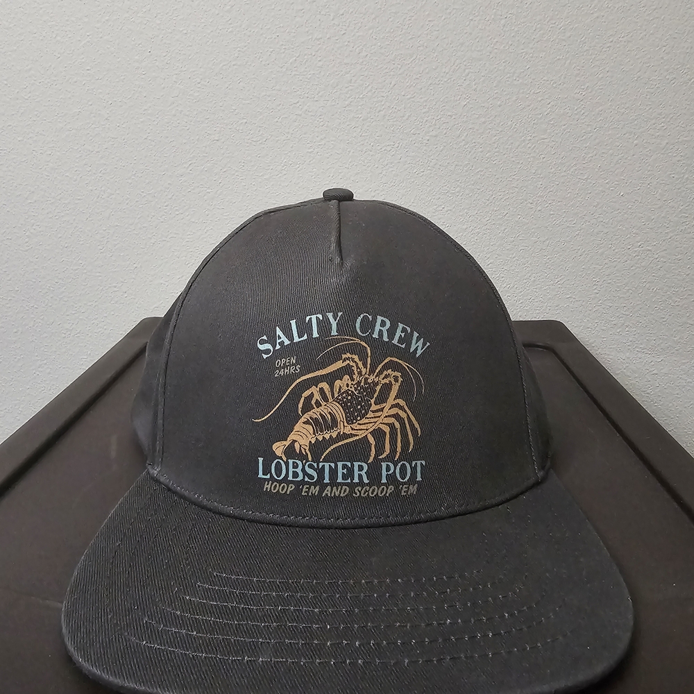 Salty Crew Black Lobster Pot Snapback